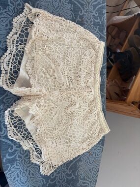 Mossimo Supply Co. Cream Crochet Lace Shorts